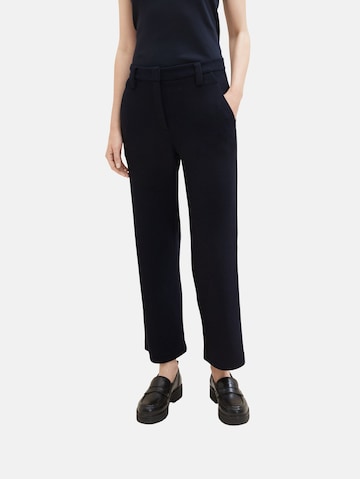 TOM TAILOR Regular Chino trousers 'Lea' in Black: front