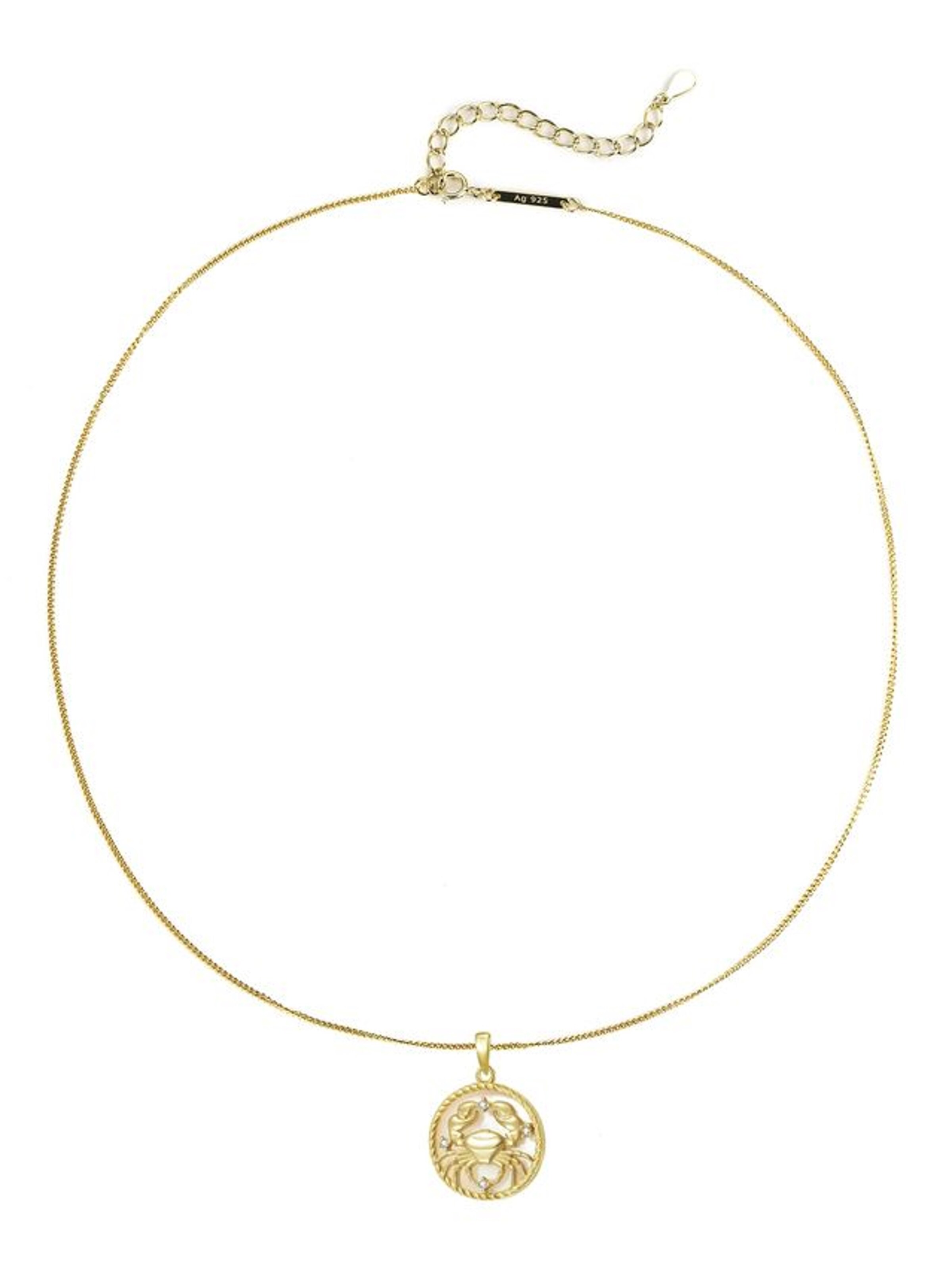 Hey Happiness - Cadena 'Cancer' en oro: frente