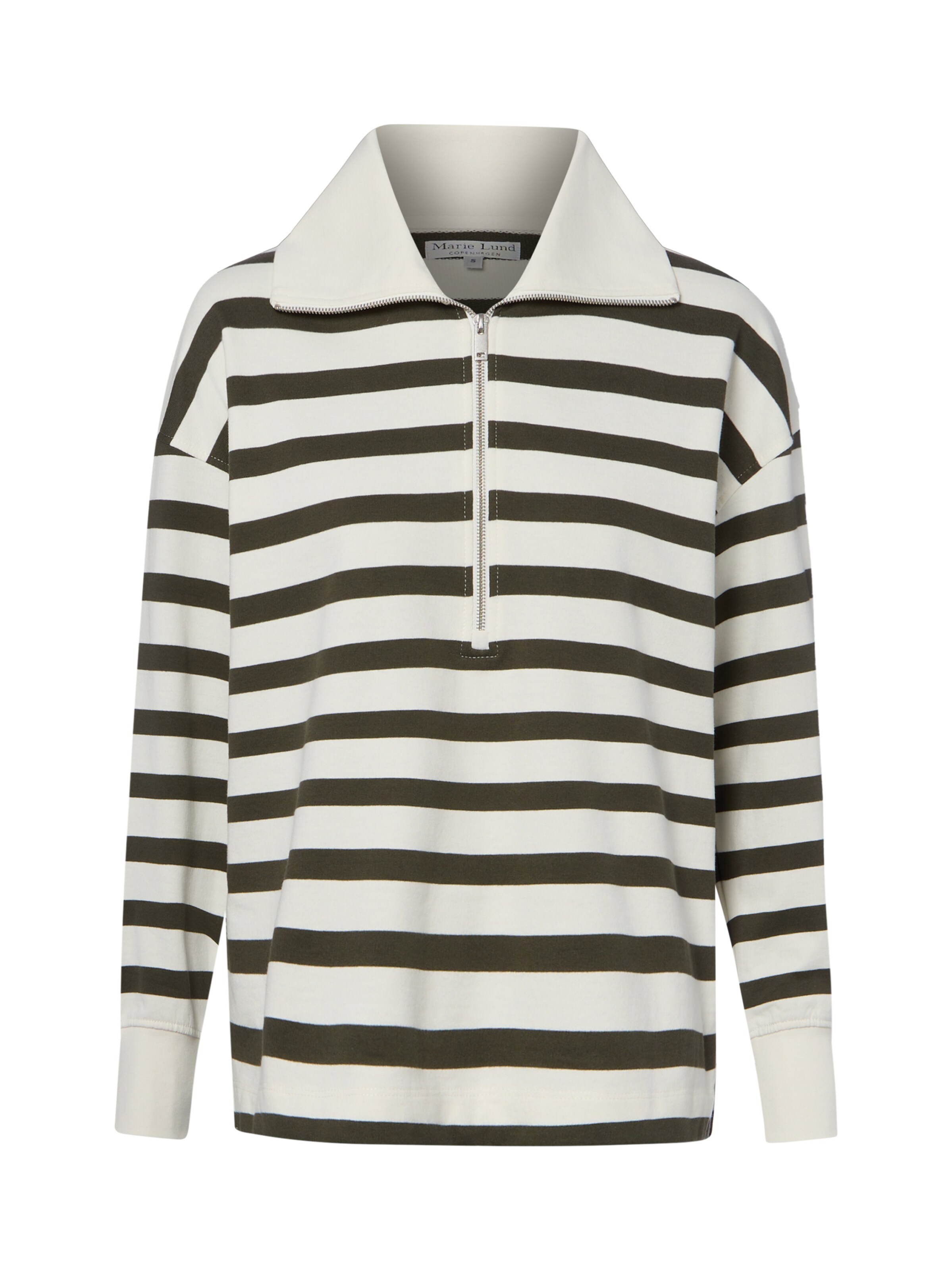 Sweat-shirt Marie Lund en blanc : devant
