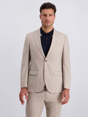 PIERRE CARDIN Regular fit Business-colbert 'Grant' in Beige: voorkant