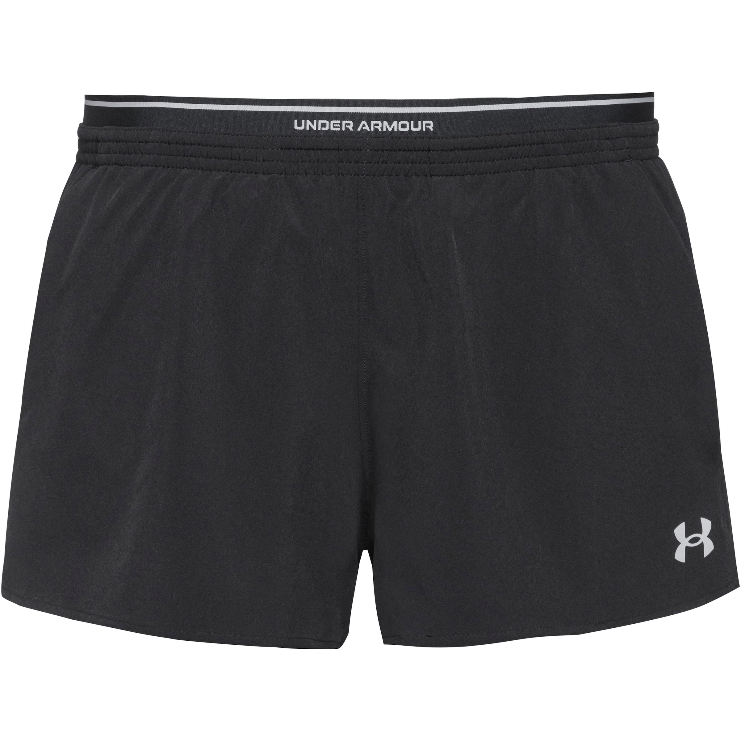 UNDER ARMOUR Regular Workout Pants in Black: front