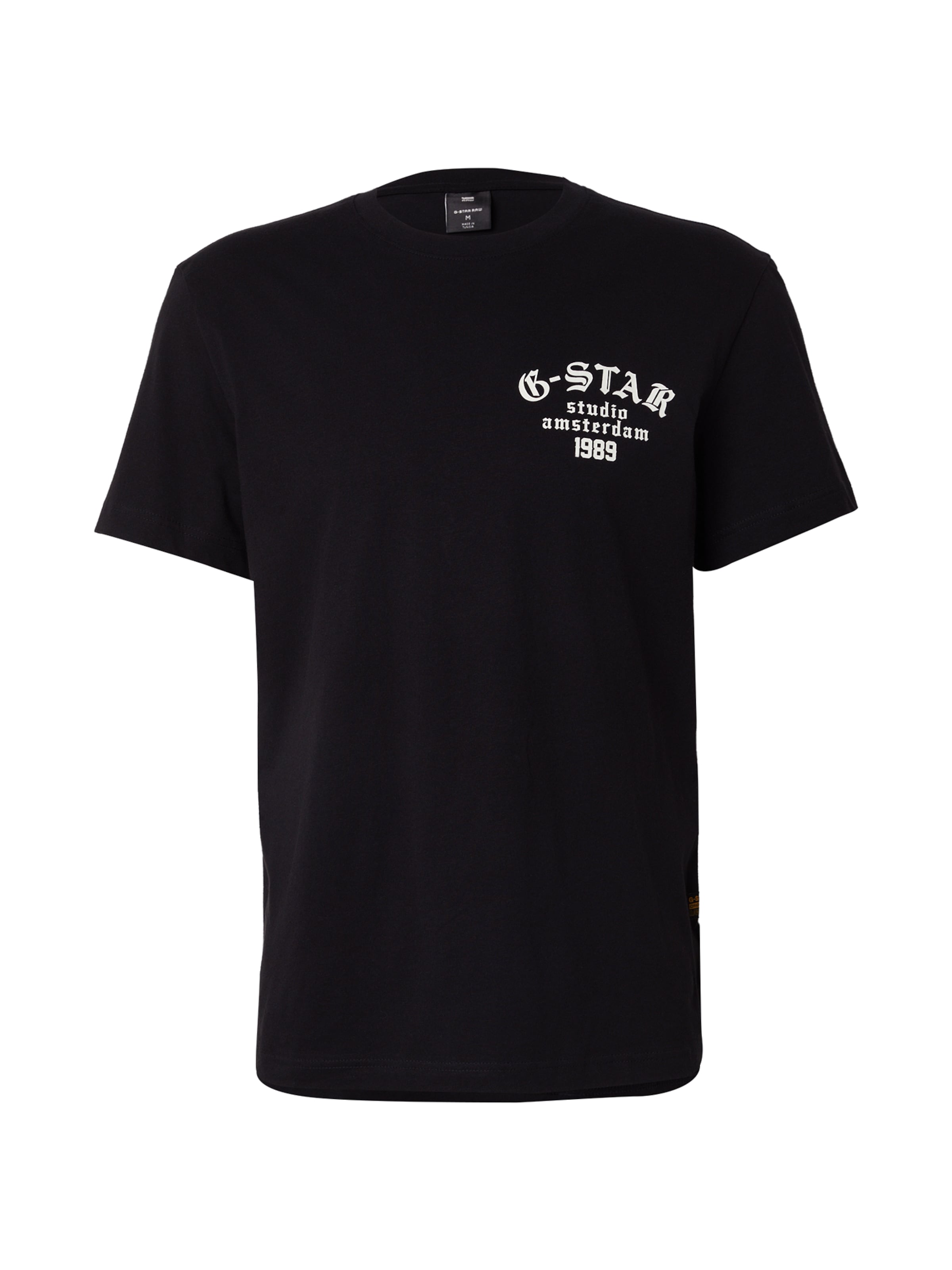 G-STAR Shirt 'Studio Ams' in Black: front