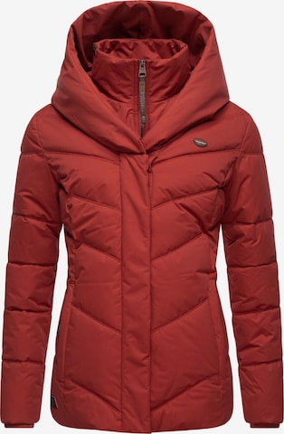 Veste d’hiver 'Natesa' Ragwear en rouge : devant