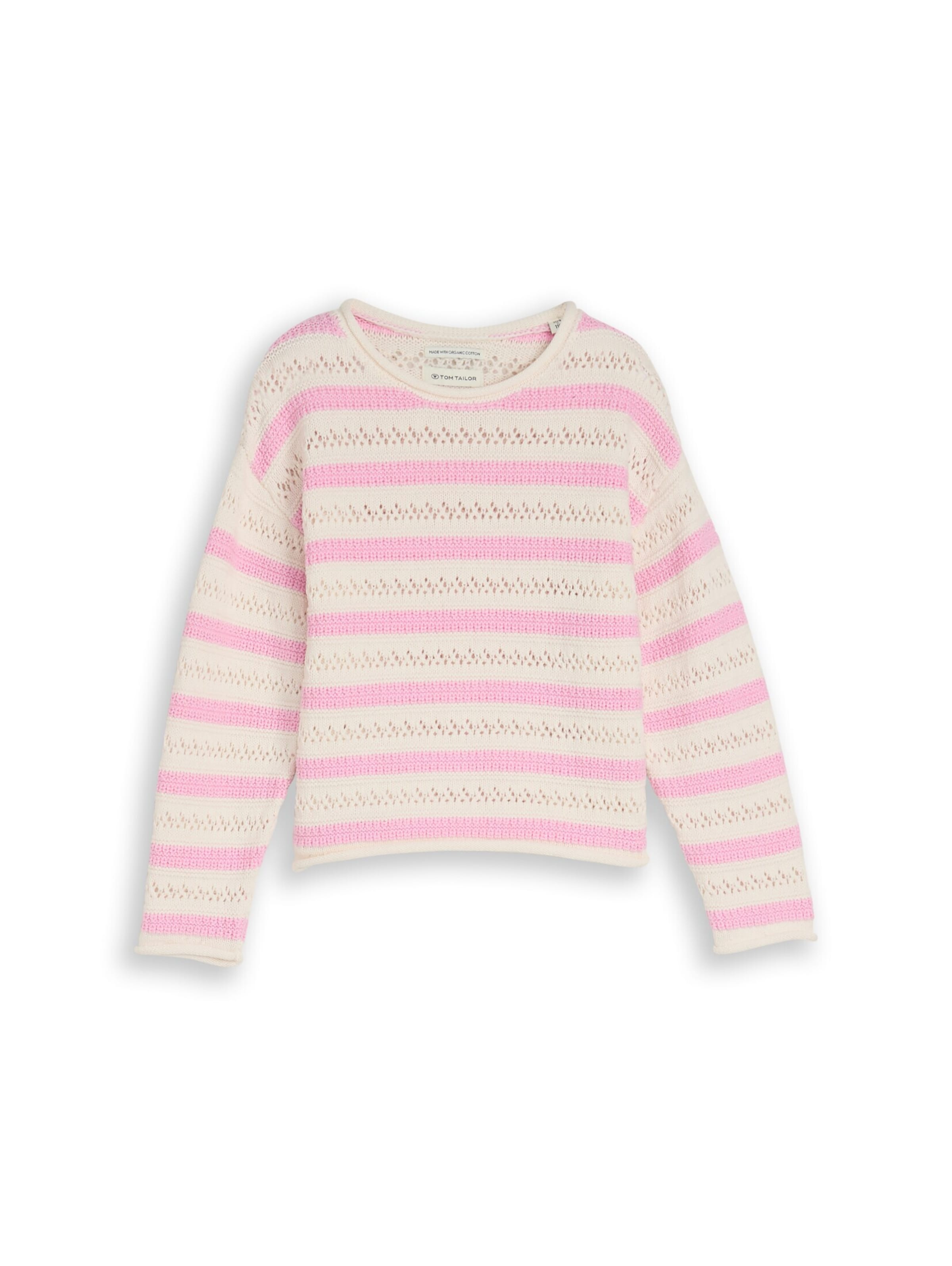 TOM TAILOR Pull-over en beige / rose clair, Vue avec produit