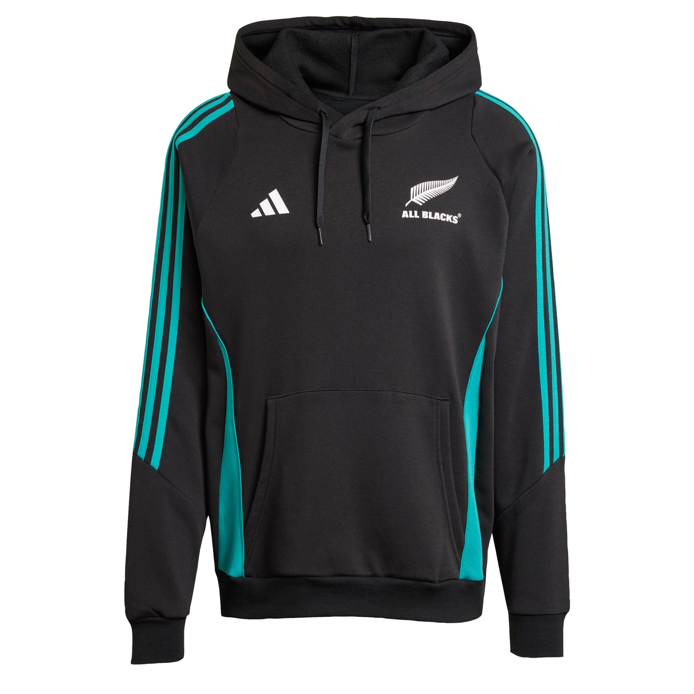 ADIDAS PERFORMANCE Camiseta deportiva 'All Blacks' en petróleo / negro / blanco, Vista del producto