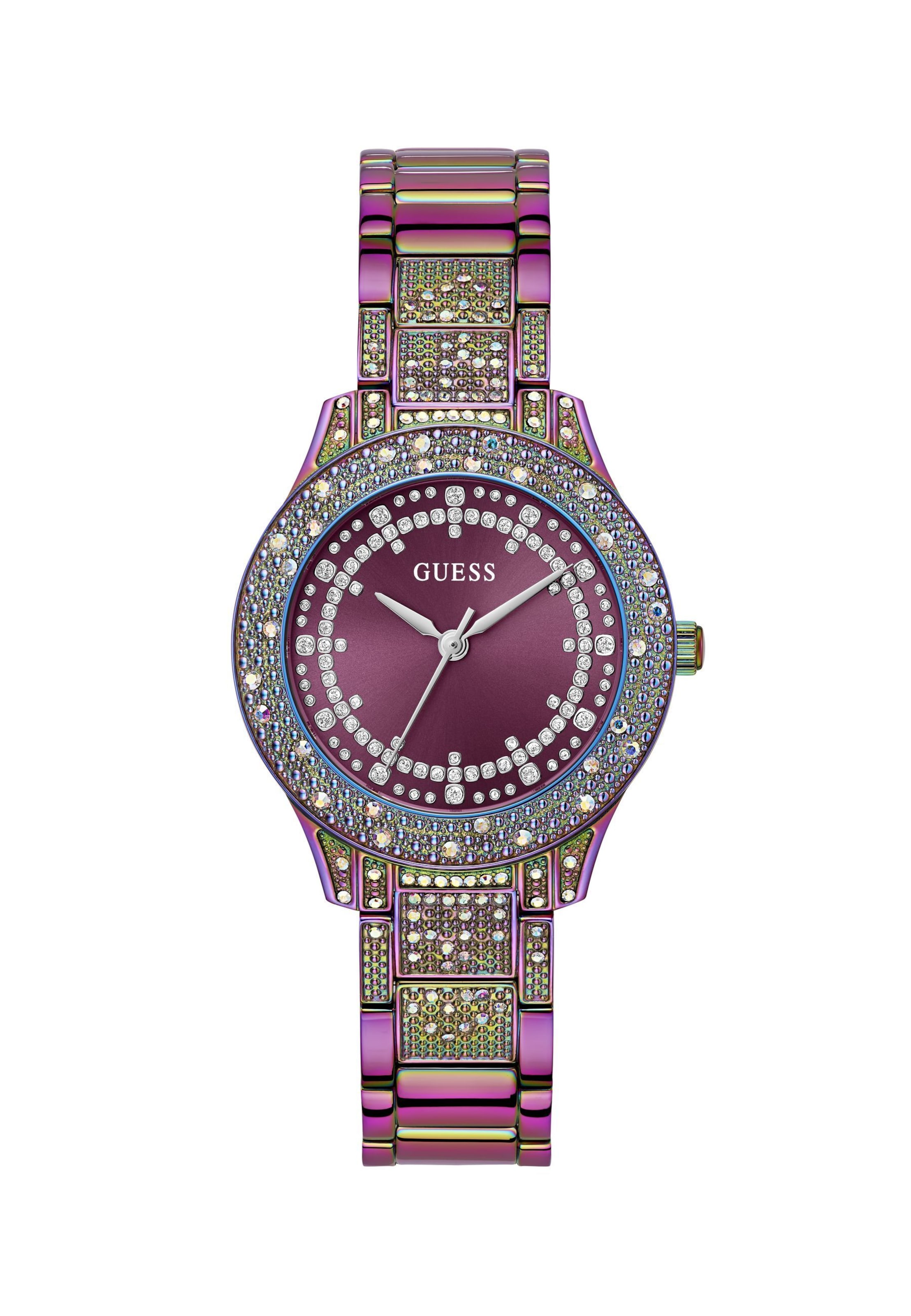GUESS Analog watch 'Shooting Star' in Pink: front