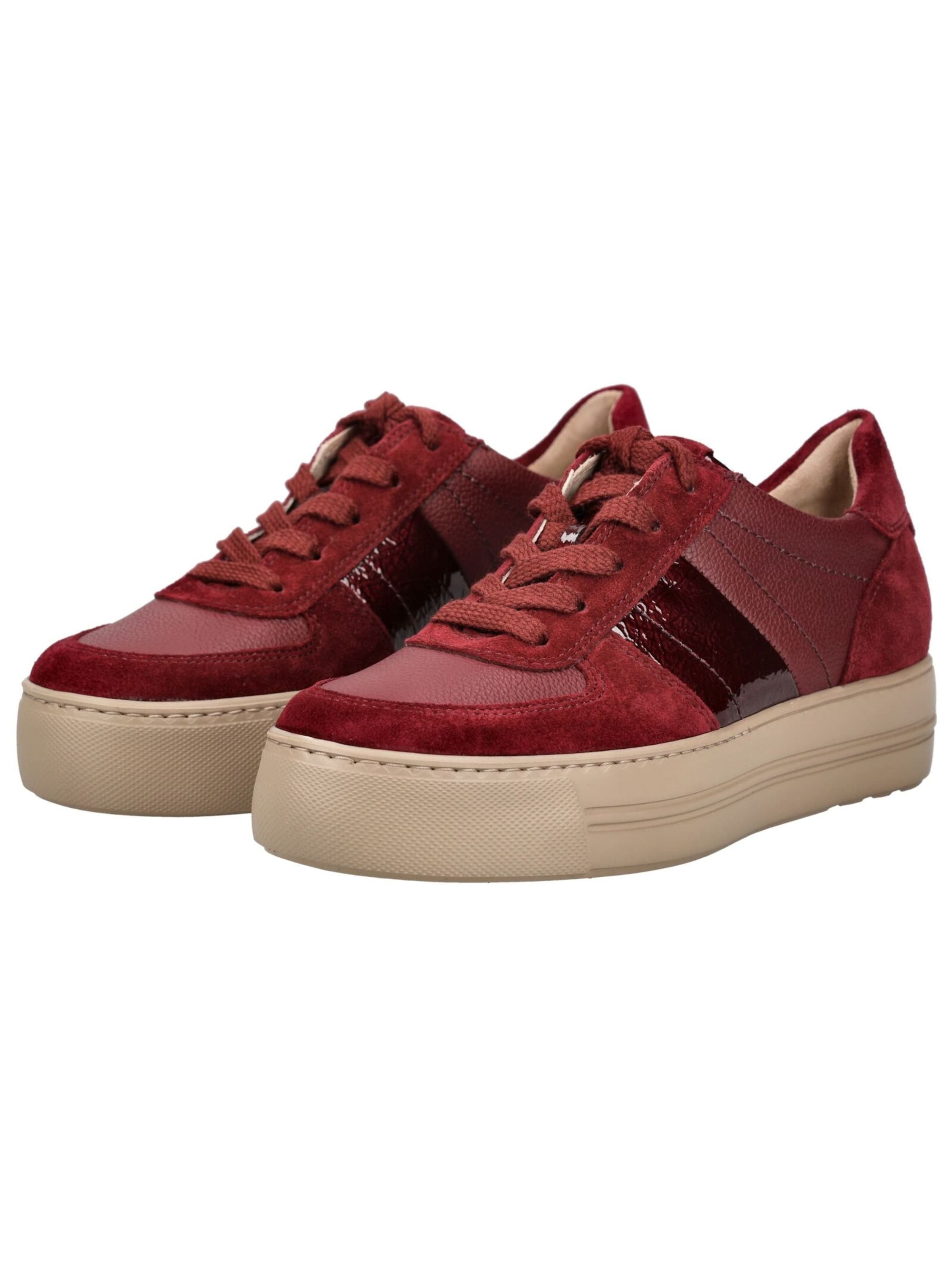 Sneaker bassa di Paul Green in rosso: frontale