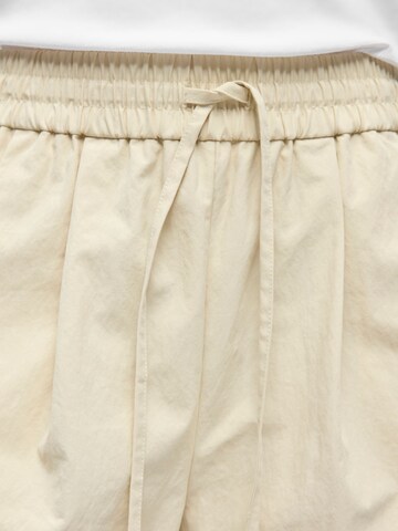 OBJECT Loosefit Bandplooibroek 'OBJBerta' in Beige