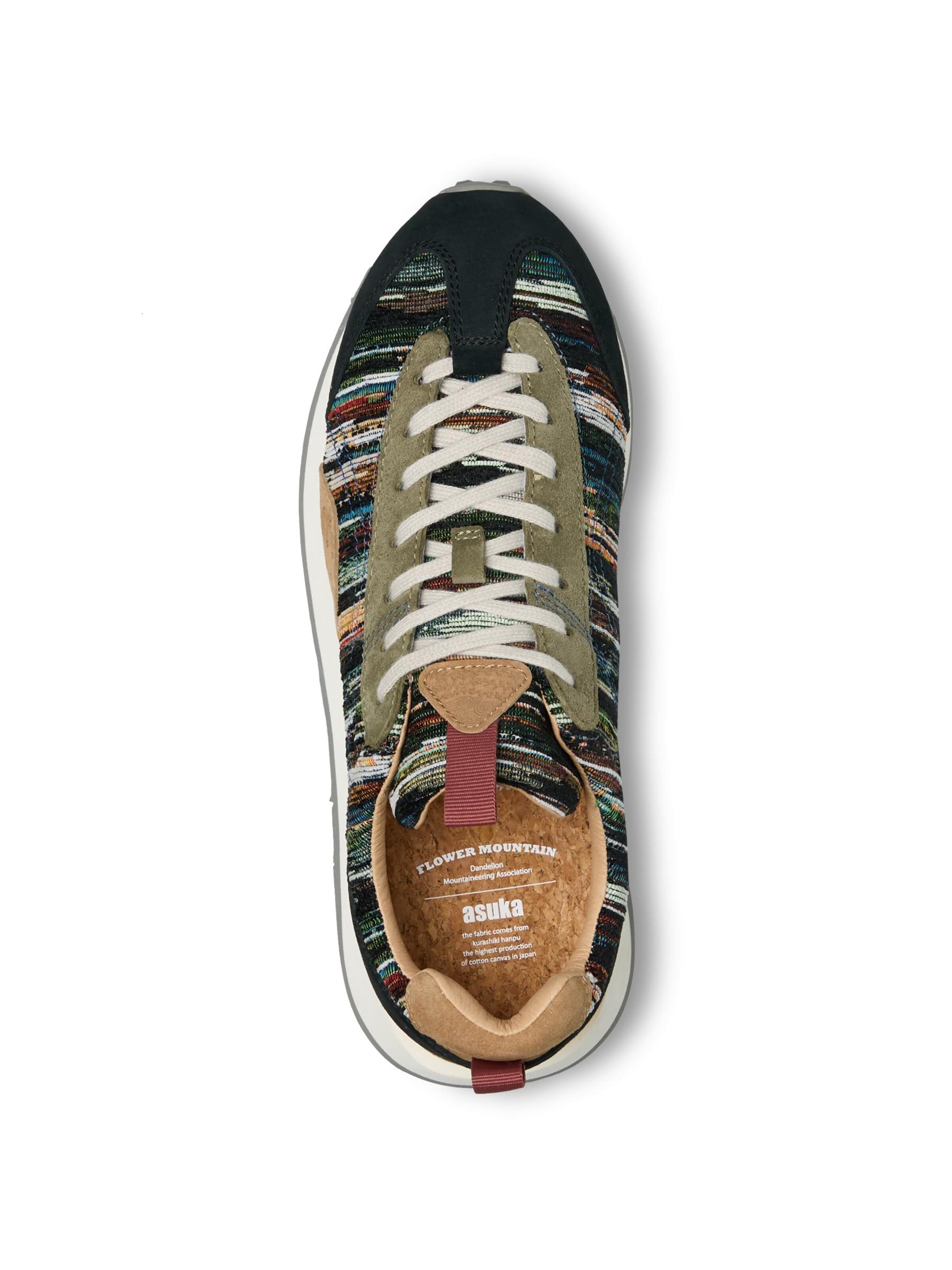Flower Mountain Sneakers laag 'NEW ASUKA' in Groen
