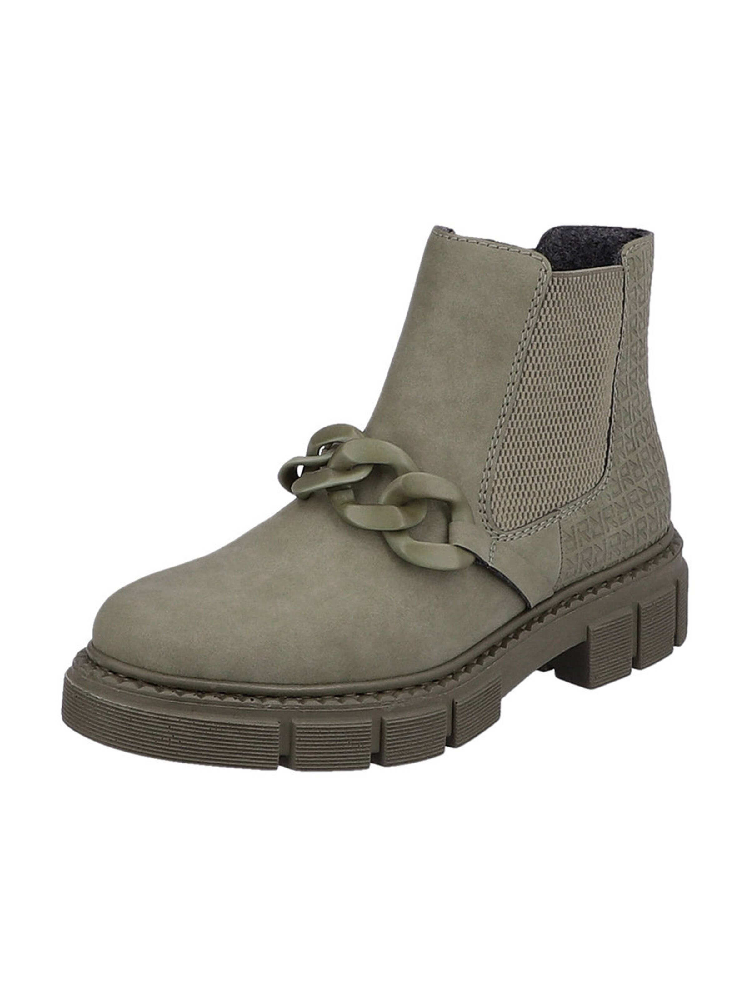 Chelsea Boots Rieker en vert : devant