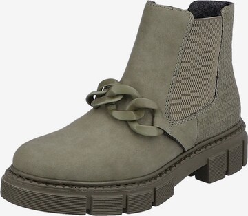 Rieker Chelsea boots in Groen: voorkant