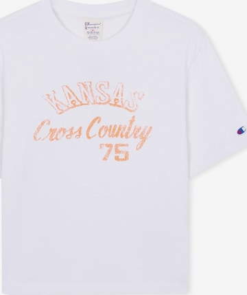 Champion Authentic Athletic ApparelMajica - bijela boja: prednji dio