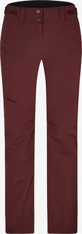 ZIENER Workout Pants 'TALINA' in Red: front