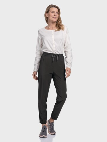 Schöffel Tapered Ulkoiluhousut ' Pants Vienna L ' värissä musta