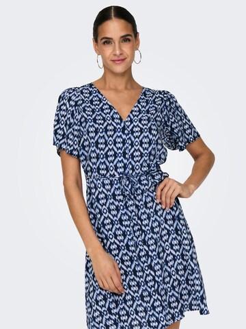 Robe 'EVIDA' ONLY en bleu