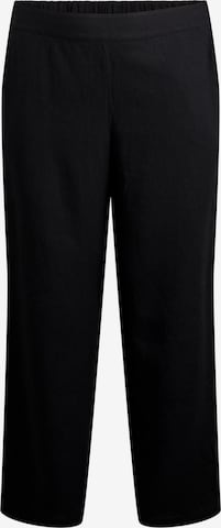 ZizziLoosefit Hlače 'VLina' - crna boja: prednji dio