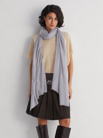 Écharpe SILK & CASHMERE en gris : devant