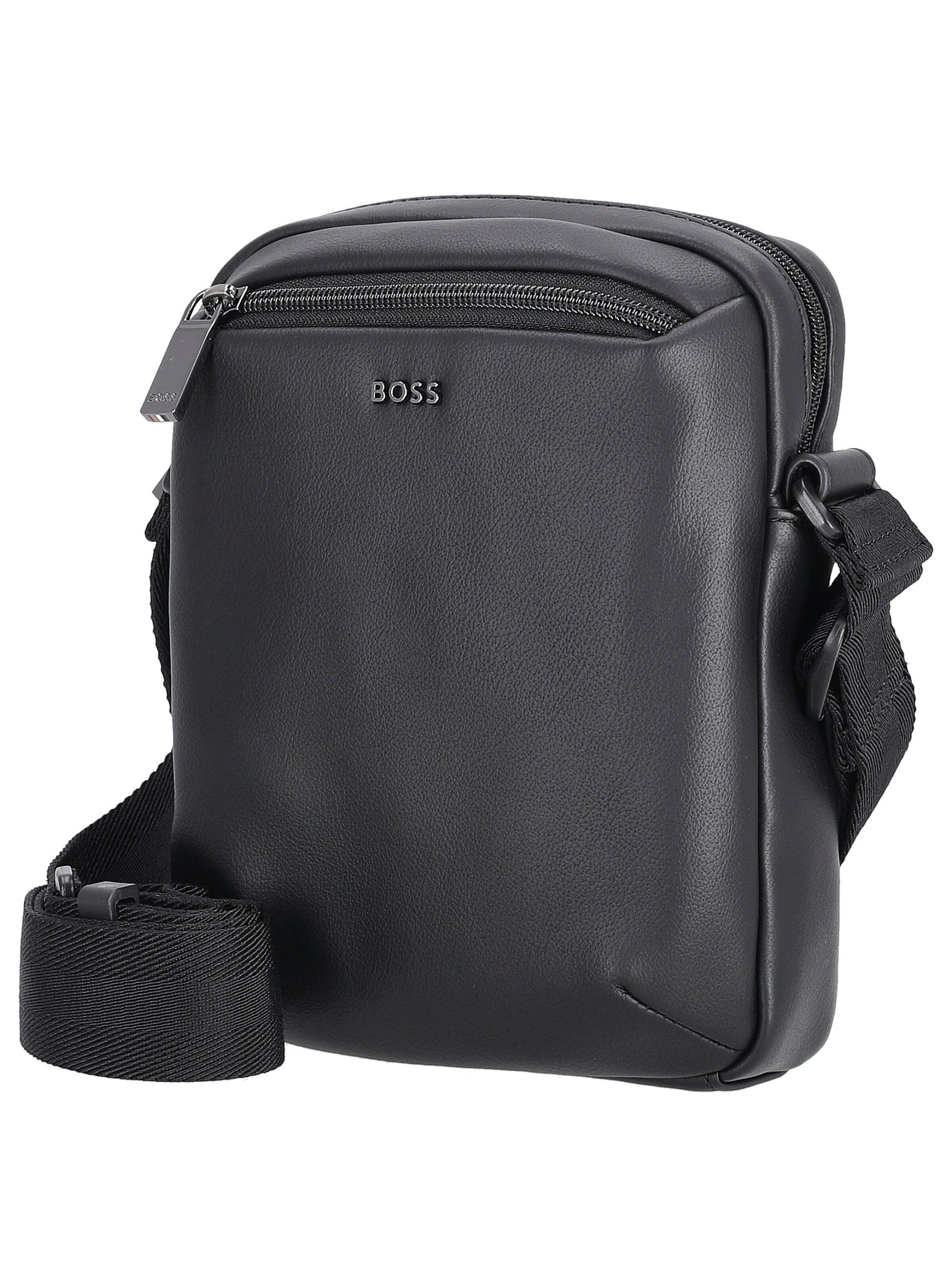 HUGO BOSS Umhängetasche 'Jace NS Zip'‌‌‌‌‌‌‌ in Schwarz