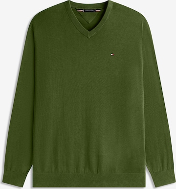 Pull-over 'ESSENTIAL' Tommy Hilfiger Big & Tall en vert : devant