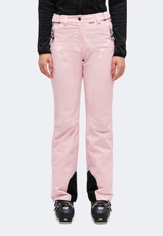 ICEPEAK Slim fit Sports trousers 'FREYUNG' in Pink: front