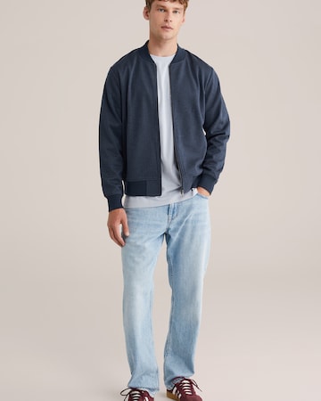 WE Fashion Демисезонная куртка в Синий