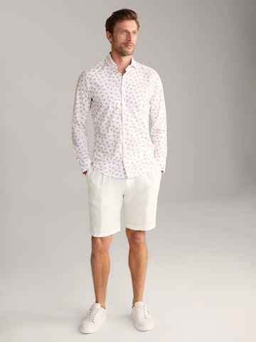 JOOP! Slim fit Button Up Shirt 'Pai' in White