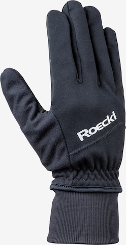 Roeckl Athletic Gloves in Black: front