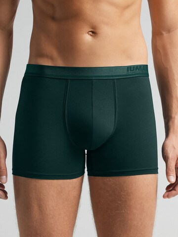 IUMAN Intimissimi Uomo Boxer shorts 'Premium' in Green: front