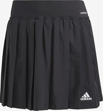 ADIDAS SPORTSWEAR Spordiseelik 'Club Pleated', värv must: eest vaates