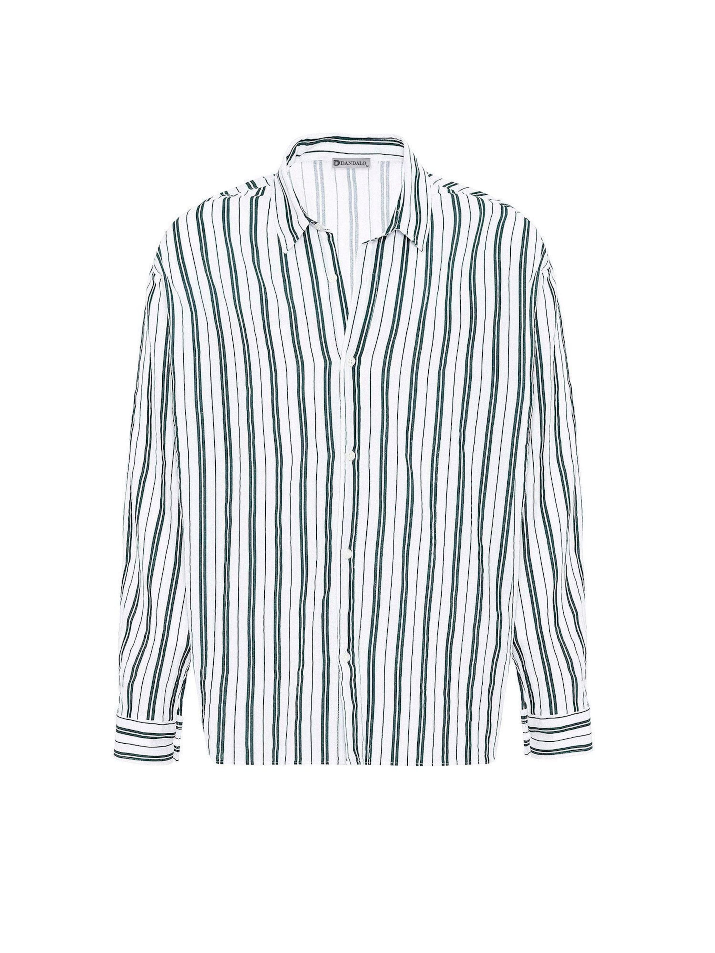 Dandalo Button Up Shirt in Green / White, Item view