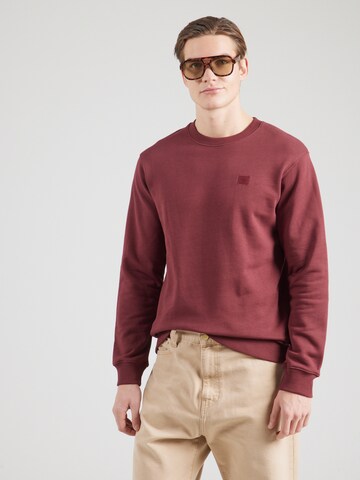 SCOTCH & SODA Sweatshirt 'Seasonal Core' in Rood: voorkant