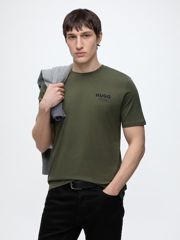 HUGO T-Shirt 'Nesptee' in Grün