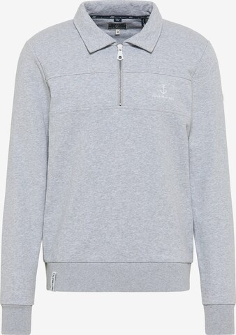 DreiMaster Maritim Sweatshirt in Grijs: voorkant