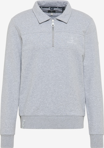 DreiMaster Maritim Sweatshirt in Grijs: voorkant