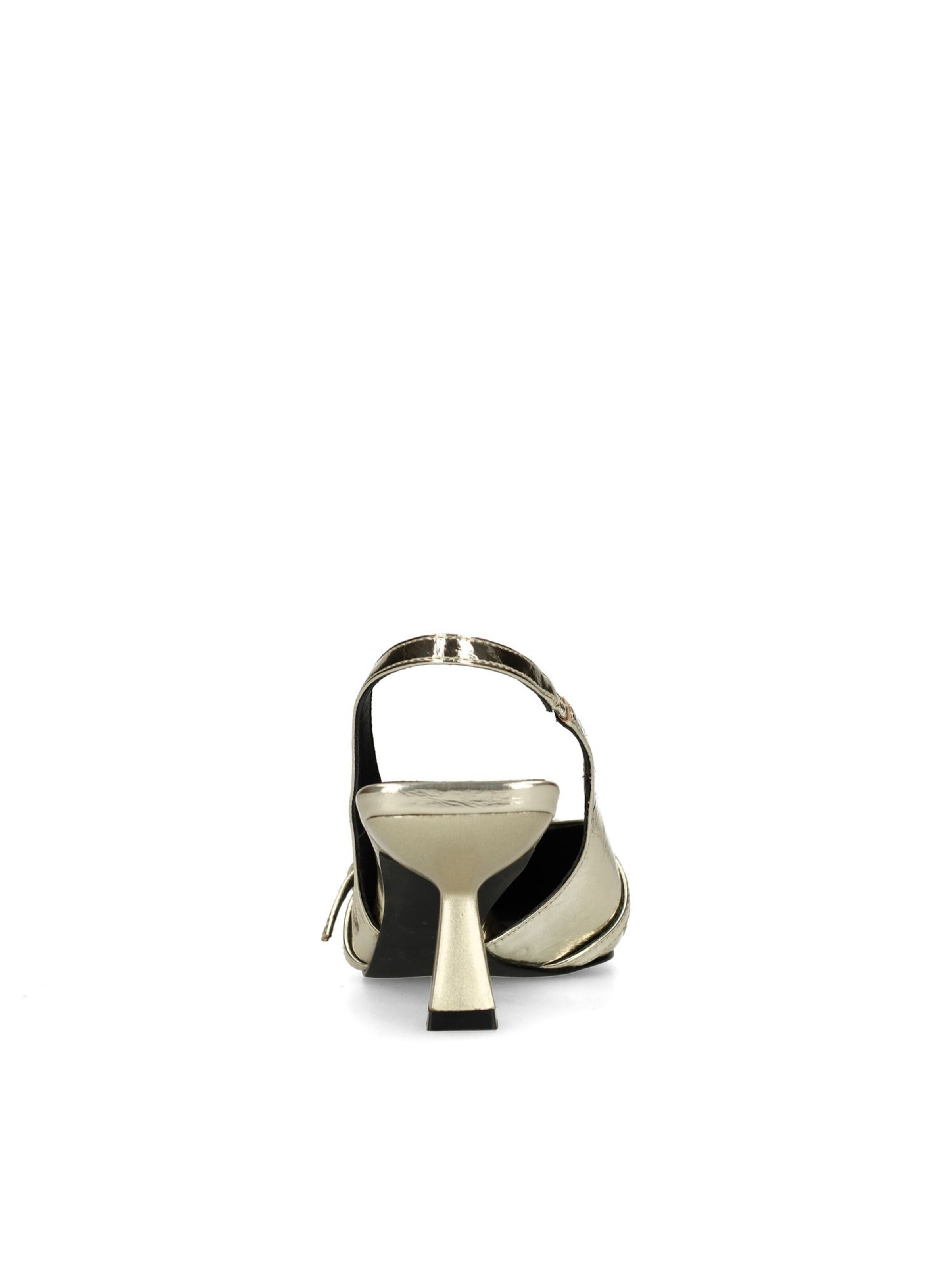 SACHA Slingback Pumps in Gold