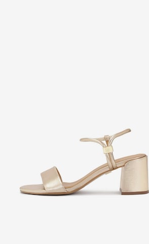 Kazar Sandále - Zlatá: predná strana