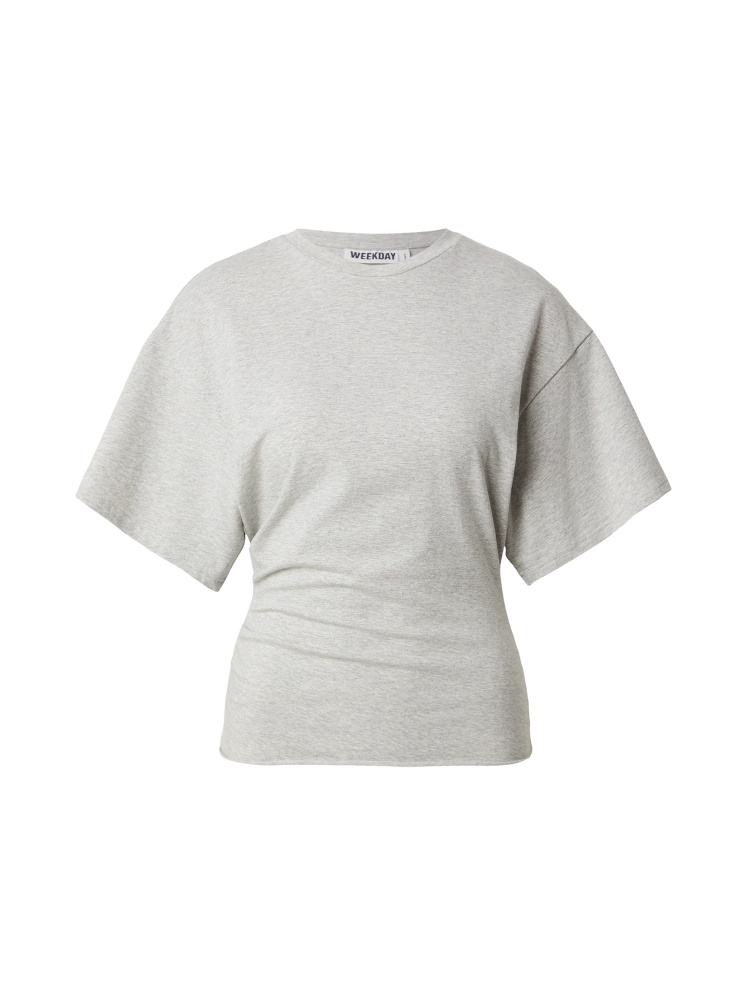T-shirt WEEKDAY en gris : devant