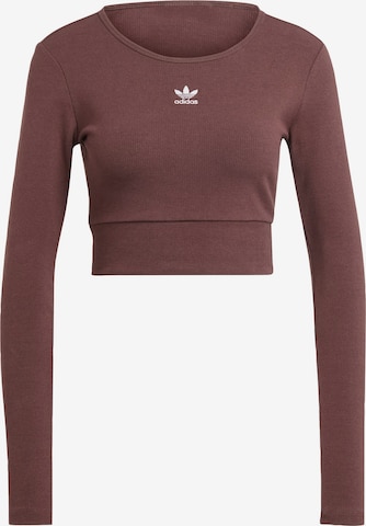 ADIDAS ORIGINALS Футболка 'Essentials' в Коричневый: спереди
