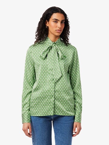 Chemisier LACOSTE en vert : devant