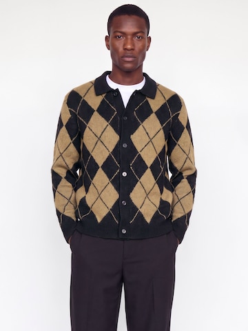 JACK & JONES Gebreid vest in Bruin