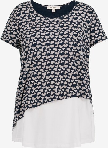 Ulla Popken Shirt in Blauw: voorkant