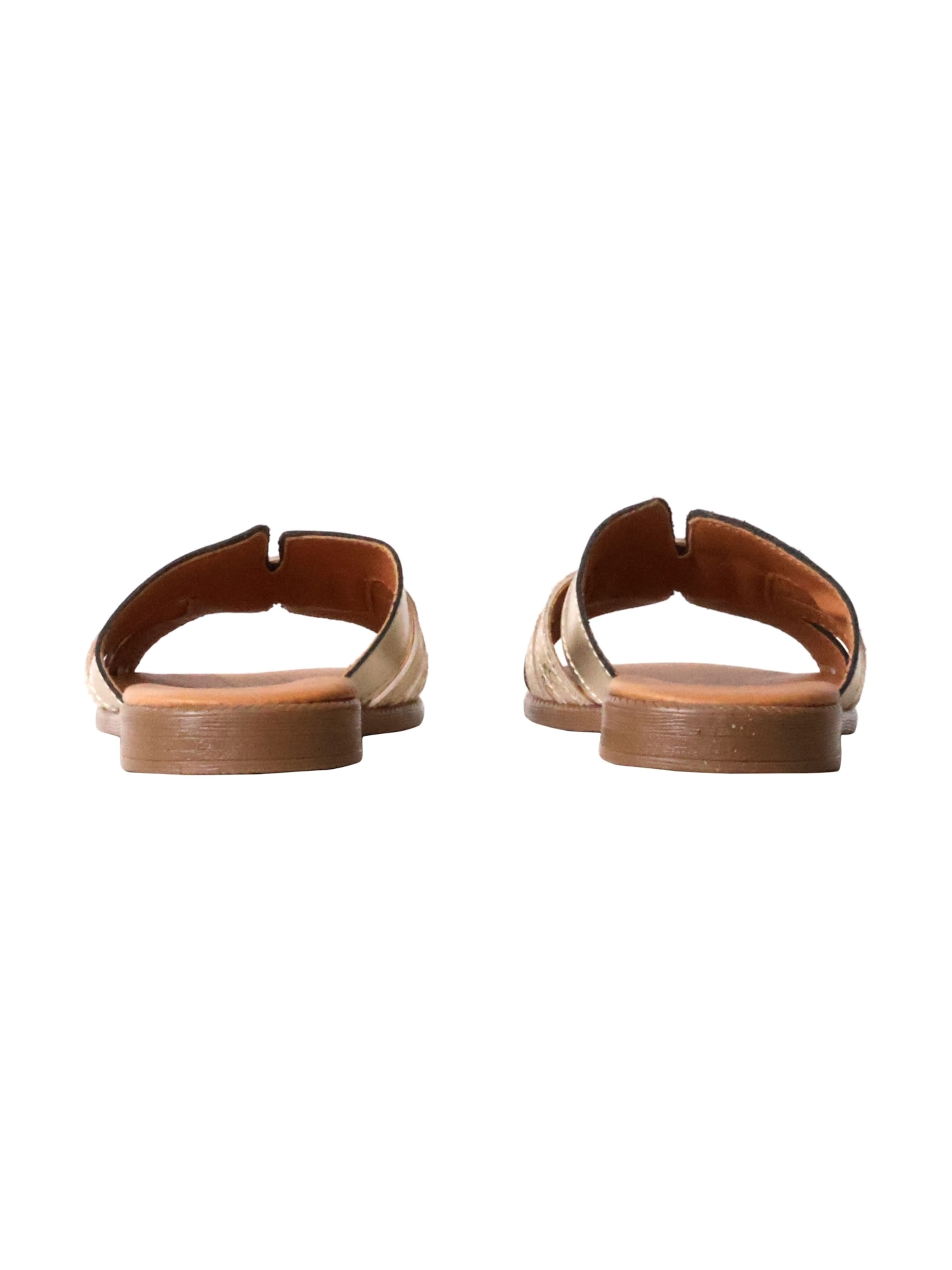 The Divine Factory Sandals in Gold