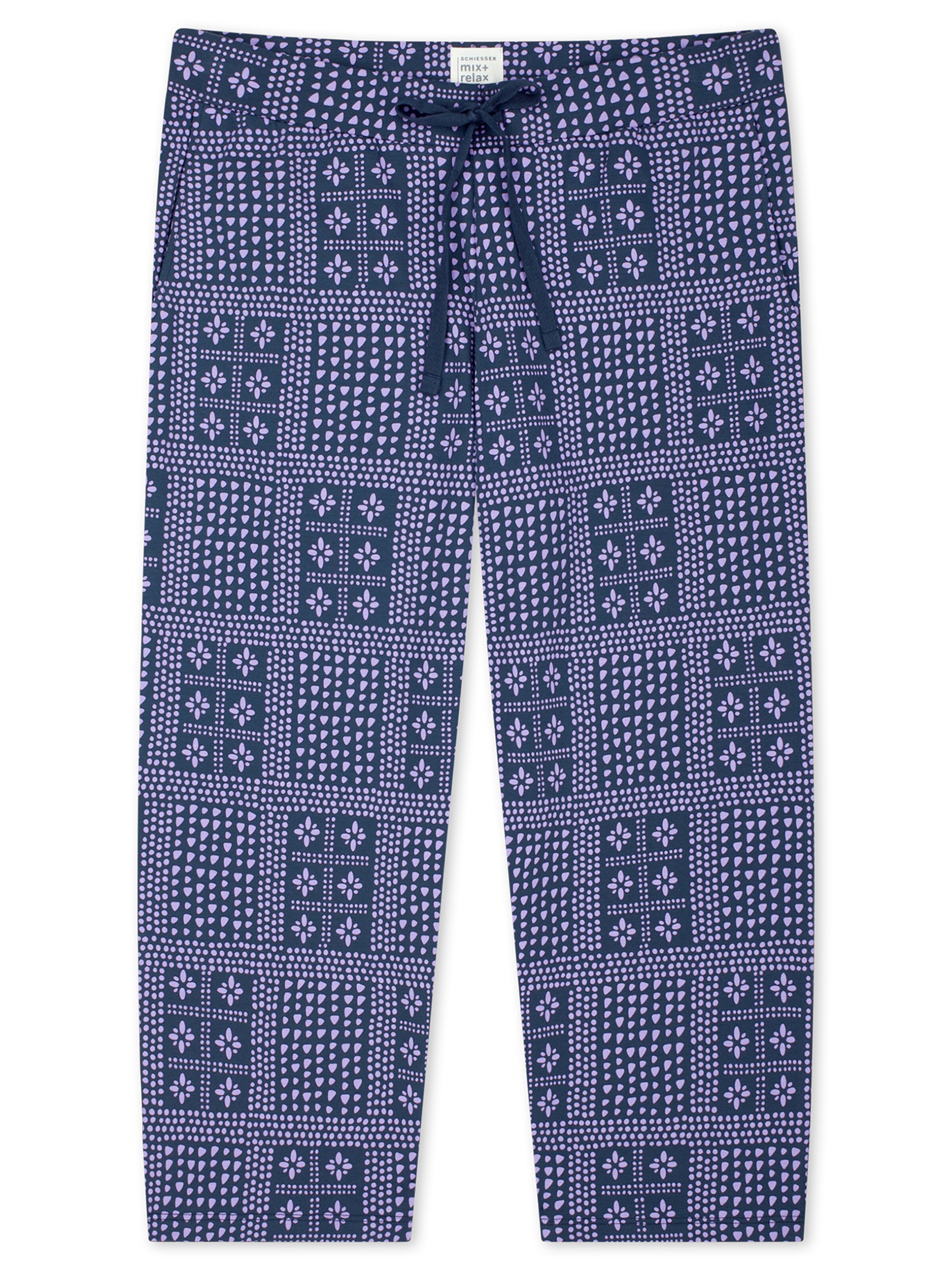 Pantalon de pyjama ' Mix Relax ' SCHIESSER en bleu : devant