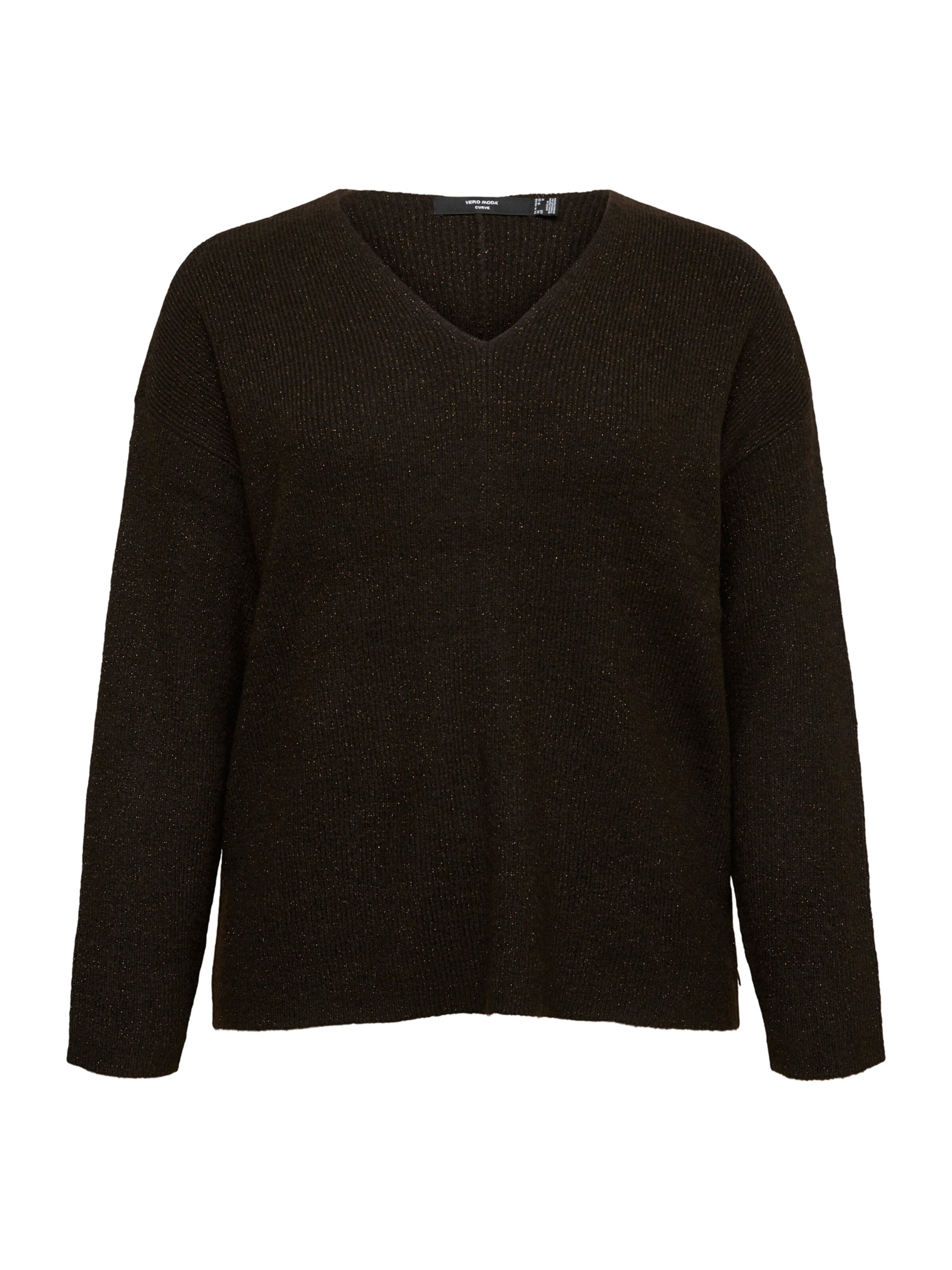 Vero Moda Curve Sweater 'VMCLEFILE' in Brown: front