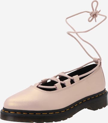 rožinė Dr. Martens Balerinos su dirželiais 'Elphie II': priekis
