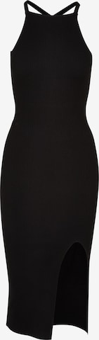Urban Classics Gebreide jurk in Zwart: voorkant