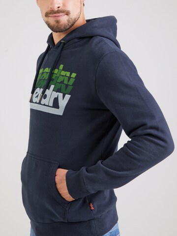 Superdry Sweatshirt i blå