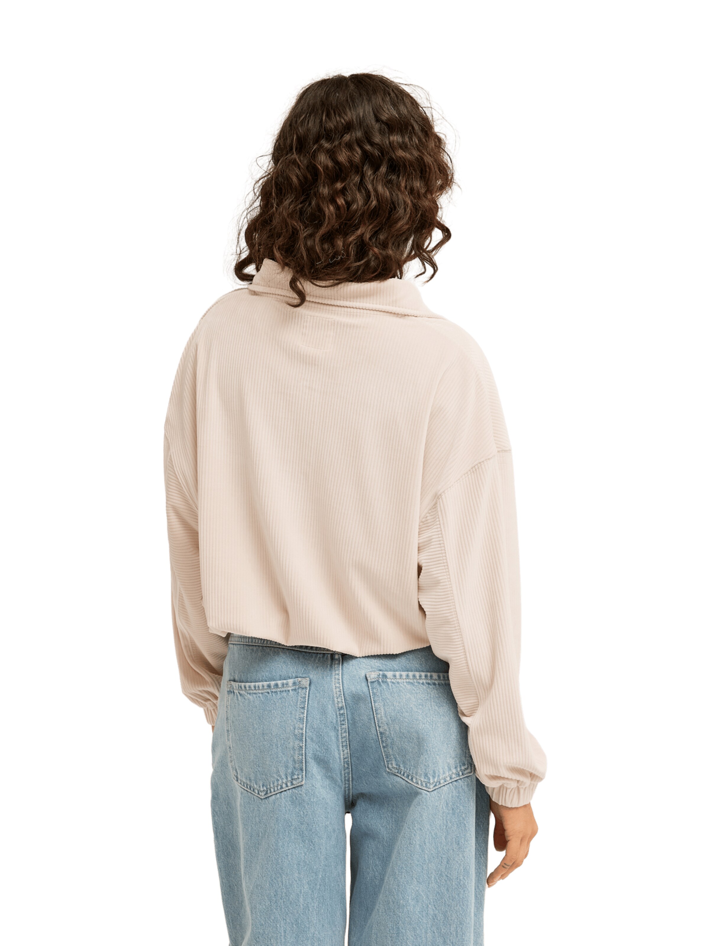 BILLABONG Sweatshirt 'Coffee Time' in White