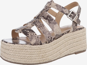 Ital-Design Sandale in Grau: Vorderseite