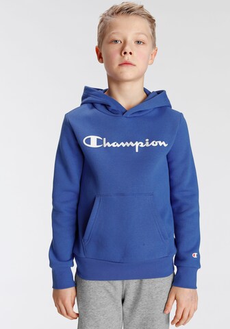 Champion Authentic Athletic Apparel Mikina – modrá: přední strana